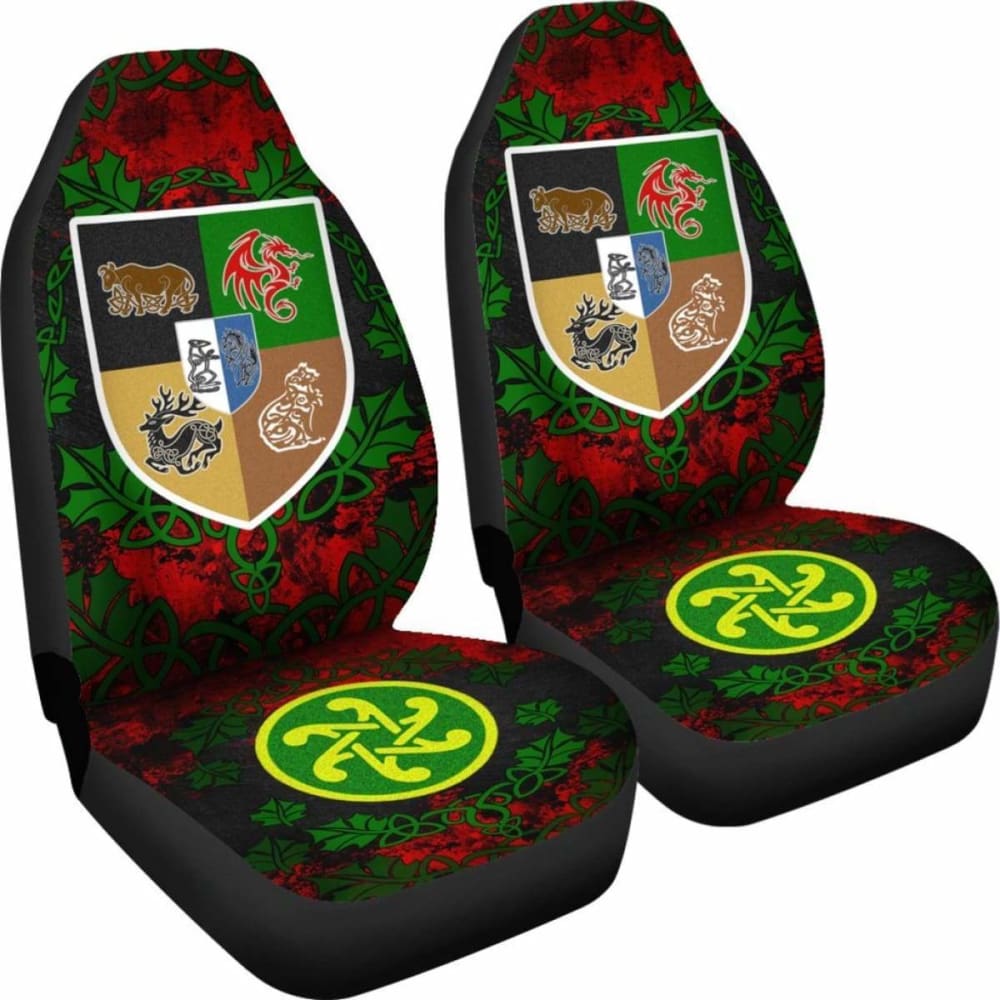 Celtic Car Seat Covers - Celtic Coat Of Arms - Spirit Animals