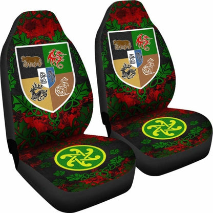 Celtic Car Seat Covers - Celtic Coat Of Arms - Spirit Animals