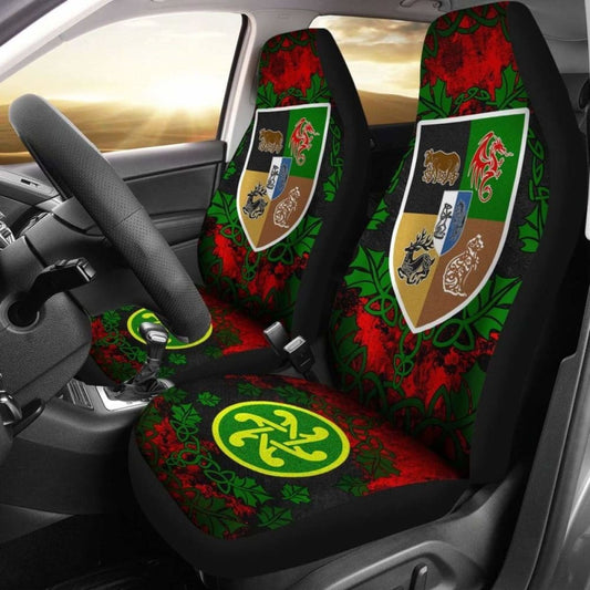 Celtic Car Seat Covers - Celtic Coat Of Arms - Spirit Animals