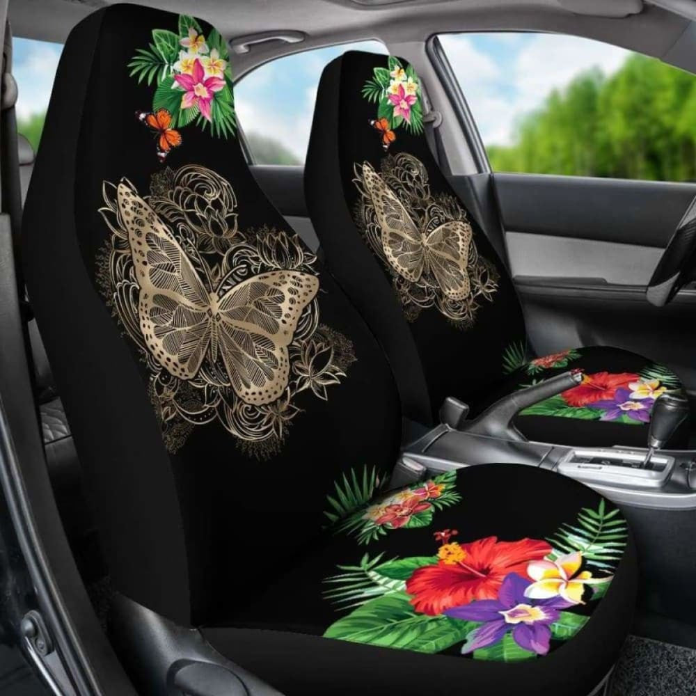 Butterfly Zen Hawaii Car Seat Cover
