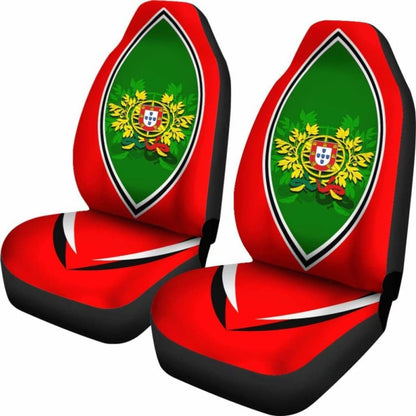 Portugal Car Seat Covers - Portugal Coat Of Arms -