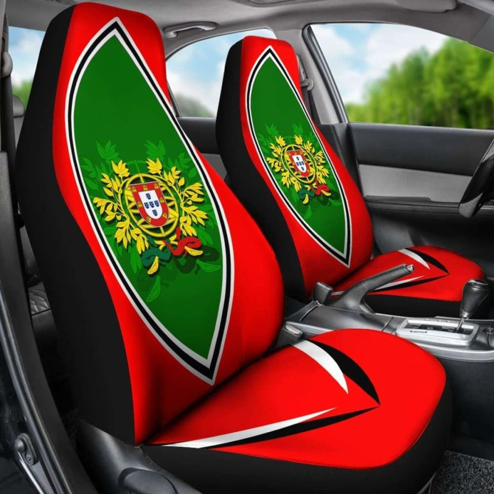 Portugal Car Seat Covers - Portugal Coat Of Arms -