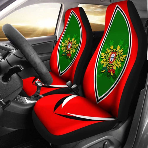 Portugal Car Seat Covers - Portugal Coat Of Arms -