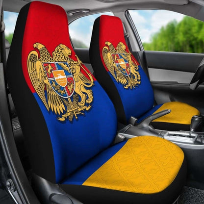Coat Of Arms Armenia Car Seat Covers Flag Pattern Amazing
