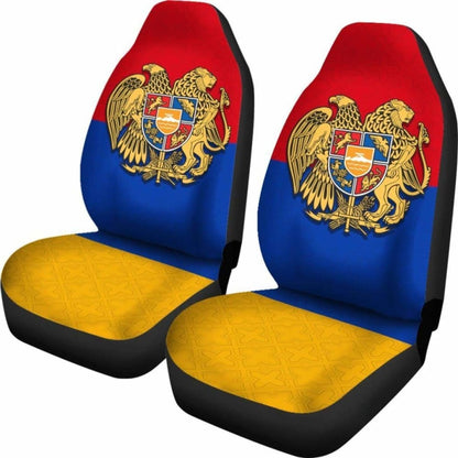 Coat Of Arms Armenia Car Seat Covers Flag Pattern Amazing