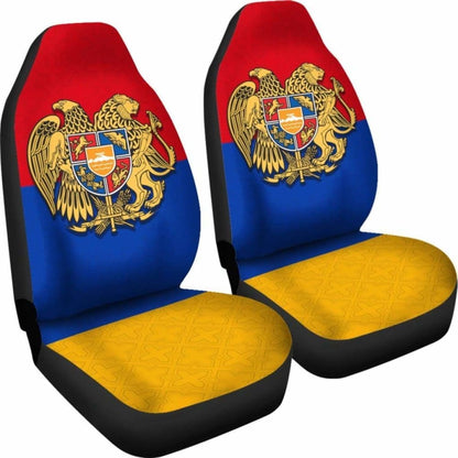 Coat Of Arms Armenia Car Seat Covers Flag Pattern Amazing