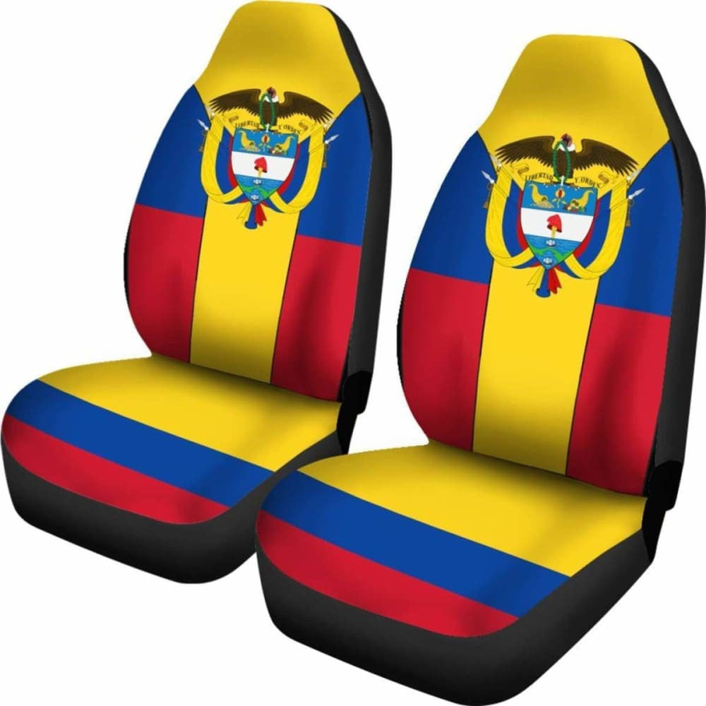Colombia Coat Of Arms Car Seat Cover