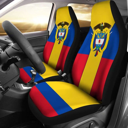Colombia Coat Of Arms Car Seat Cover