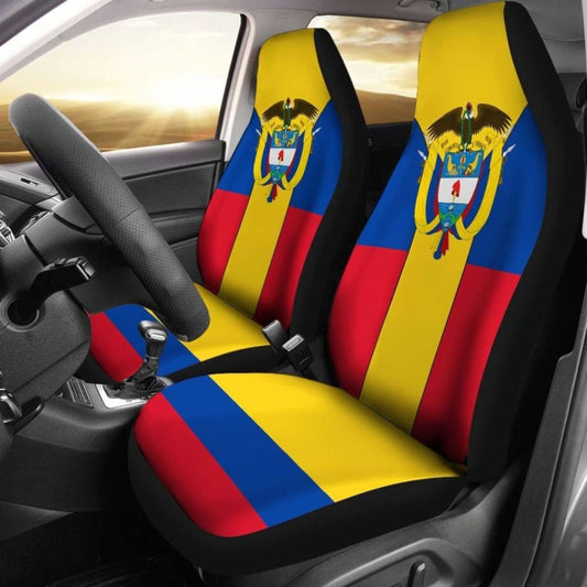 Colombia Coat Of Arms Car Seat Cover