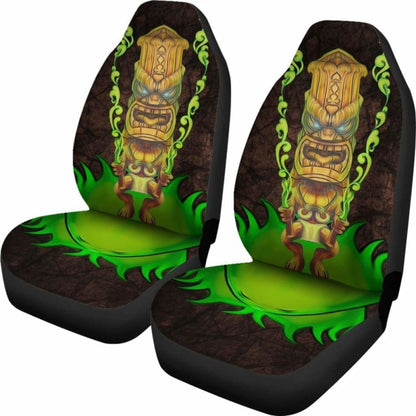 Tiki Green Smoke Car Seat Covers Amazing