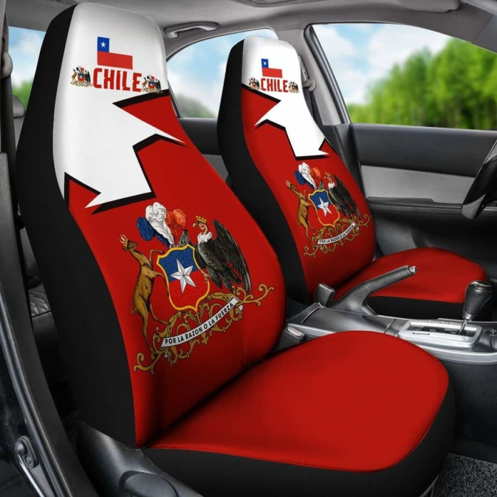 Chile Car Seat Covers Special Coat Of Arms
