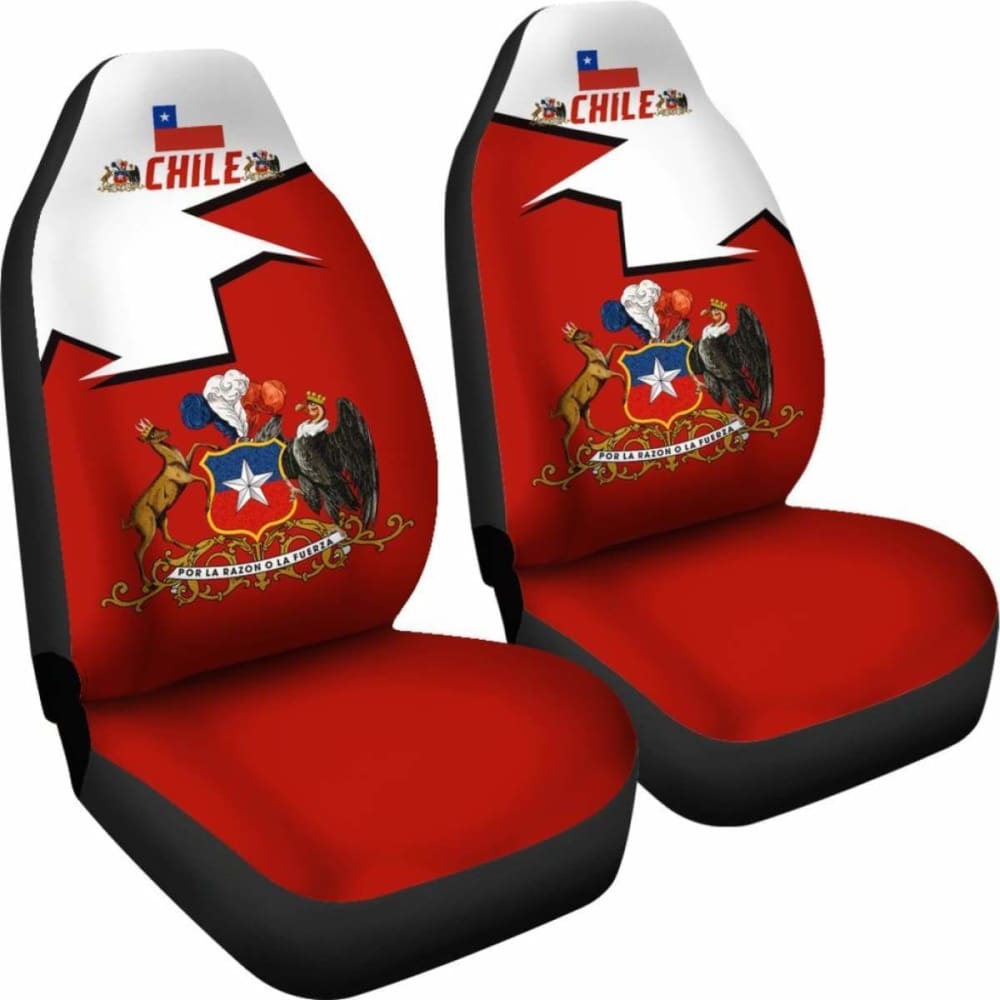 Chile Car Seat Covers Special Coat Of Arms
