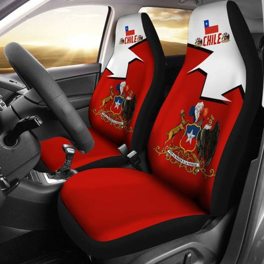 Chile Car Seat Covers Special Coat Of Arms