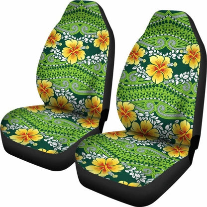 Polynesian Car Seat Covers - Polynesian Hibiscus Patterns -