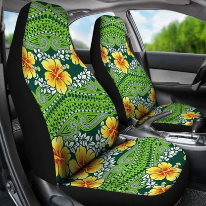 Polynesian Car Seat Covers - Polynesian Hibiscus Patterns -