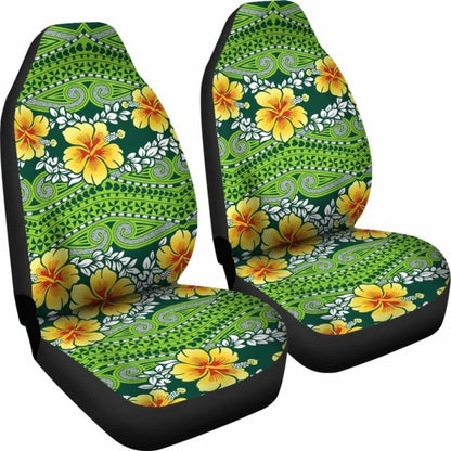 Polynesian Car Seat Covers - Polynesian Hibiscus Patterns -