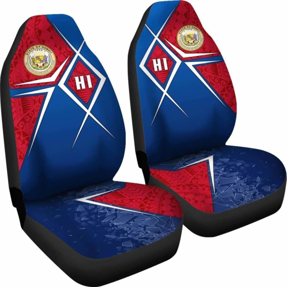 Polynesian Hawaii Car Seat Covers  - Hawaii Seal -