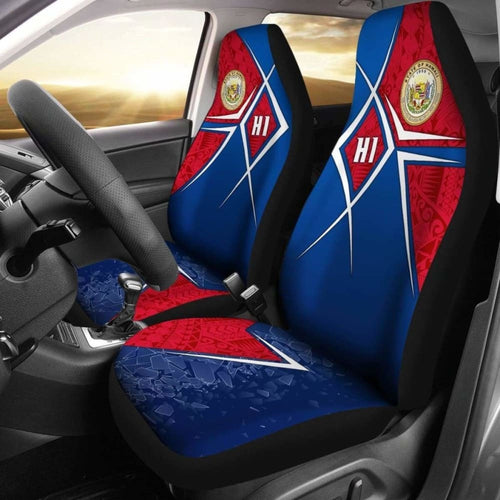 Polynesian Hawaii Car Seat Covers  - Hawaii Seal -