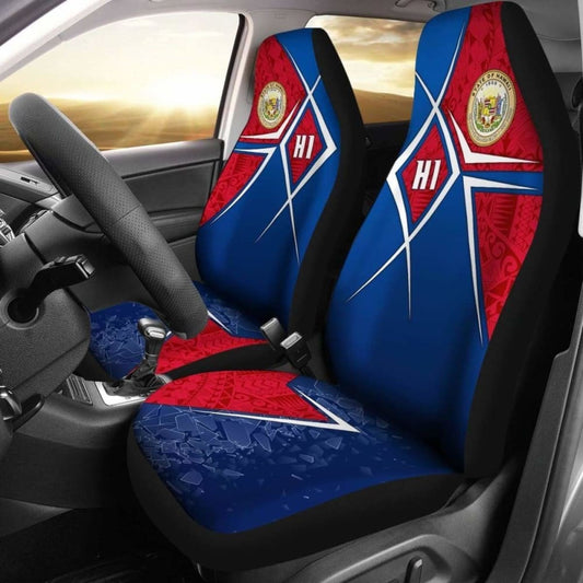 Polynesian Hawaii Car Seat Covers  - Hawaii Seal -