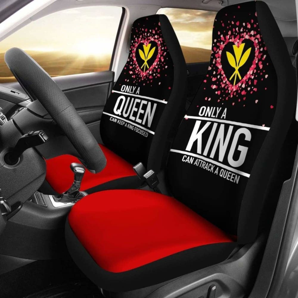 (Hawaiian) Kanaka Maoli Car Seat Covers Couple Valentine Nothing Make Sense