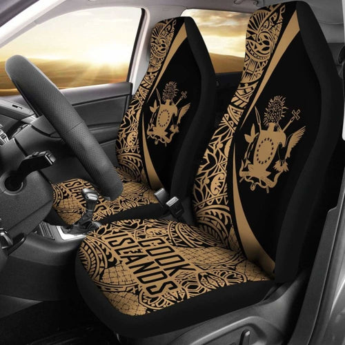 Cook Islands Polynesian Car Seat Cover Circle Style  Amazing