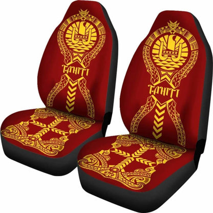 Tahiti Car Seat Covers Polynesian Tribal Luxury