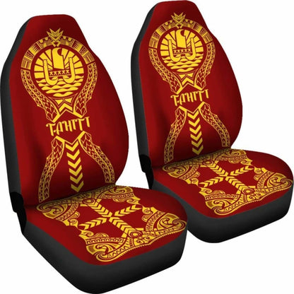 Tahiti Car Seat Covers Polynesian Tribal Luxury