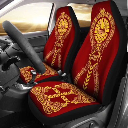 Tahiti Car Seat Covers Polynesian Tribal Luxury
