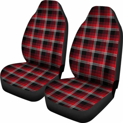 Red Plaid Car Seat Covers