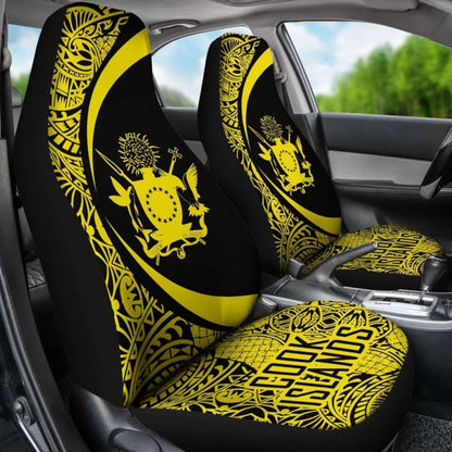 Cook Islands Polynesian Car Seat Cover Circle Style Amazing