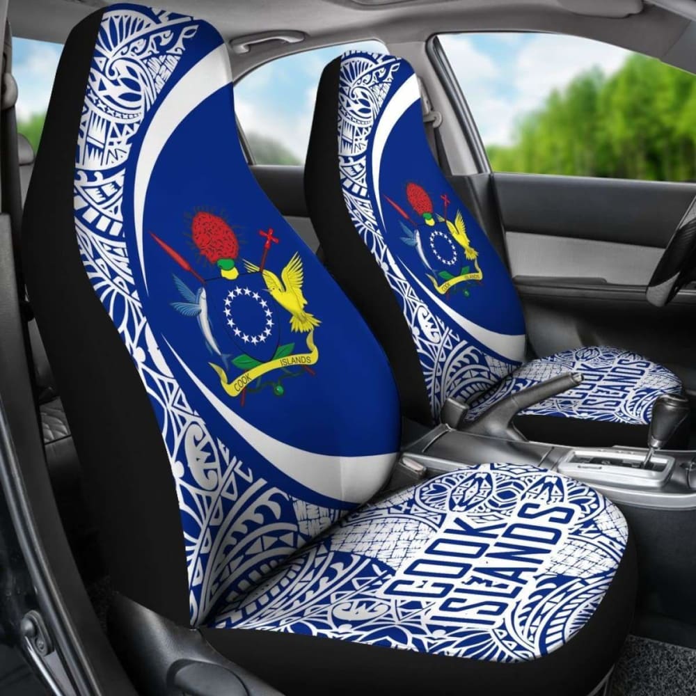 Cook Islands Polynesian Car Seat Cover Circle Style  Amazing