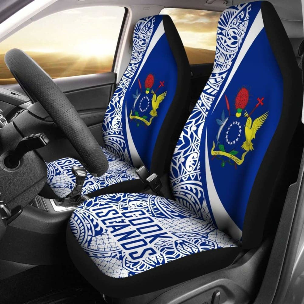 Cook Islands Polynesian Car Seat Cover Circle Style  Amazing