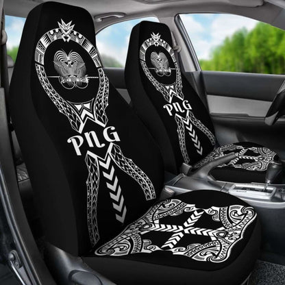 Papua New Guinea Car Seat Covers Polynesian Tribal