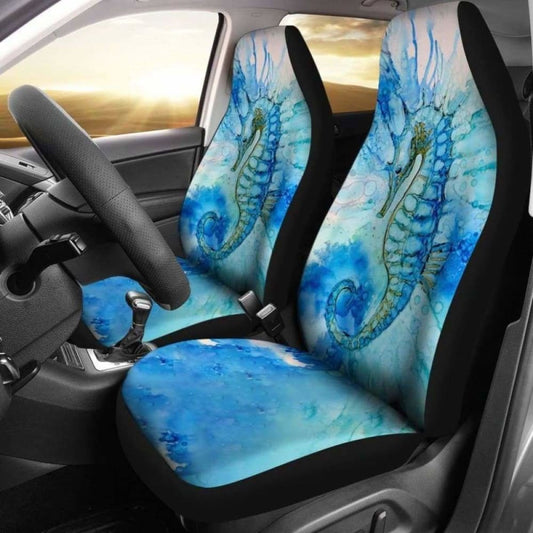 Car Seat Cover - Hippocampus Seahorse