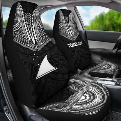 Tokelau Polynesian Chief Car Seat Cover Black Version