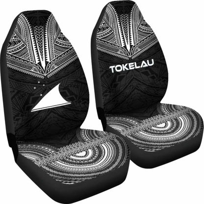 Tokelau Polynesian Chief Car Seat Cover Black Version