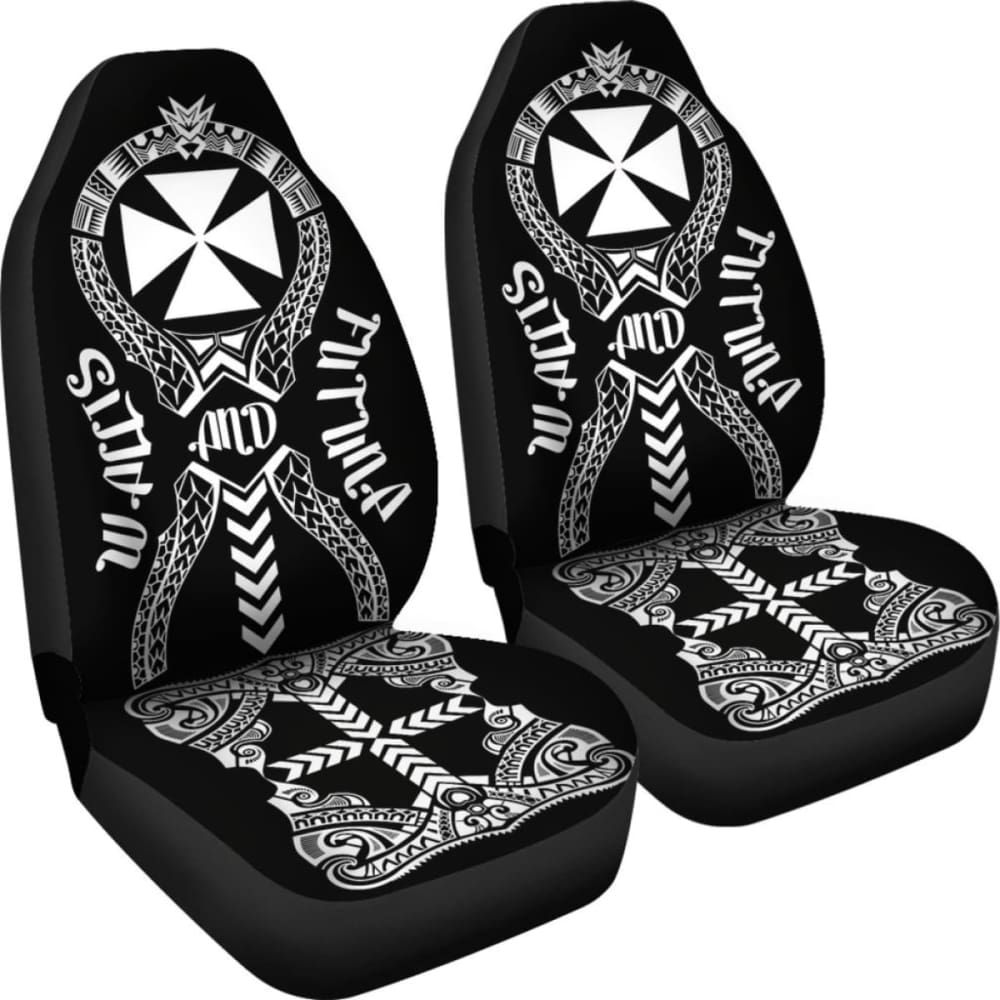 Wallis And Futuna Car Seat Covers Polynesian Tribal