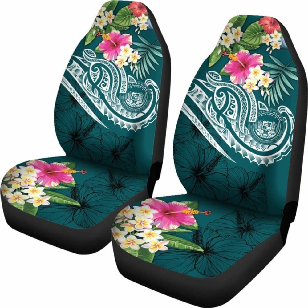 Polynesian Hawaii Car Seat Covers - Summer Plumeria -