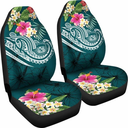 Polynesian Hawaii Car Seat Covers - Summer Plumeria -