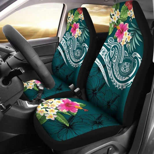 Polynesian Hawaii Car Seat Covers - Summer Plumeria -