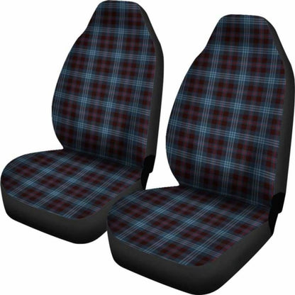 Blue Plaid Car Seat Covers