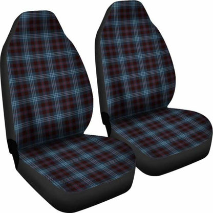 Blue Plaid Car Seat Covers