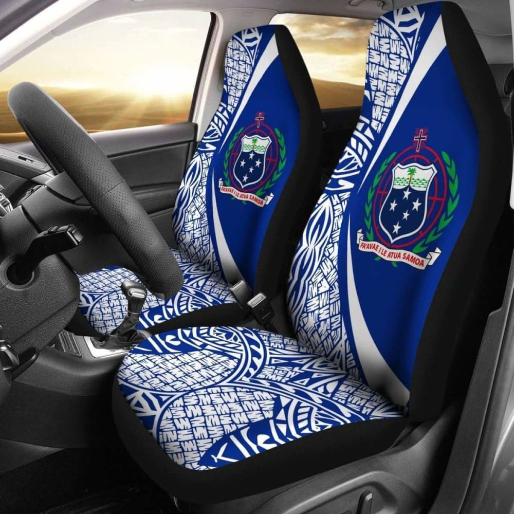Samoa Polynesian Car Seat Covers Circle Style Amazing