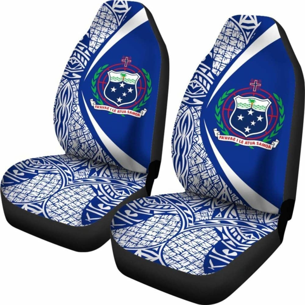 Samoa Polynesian Car Seat Covers Circle Style Amazing