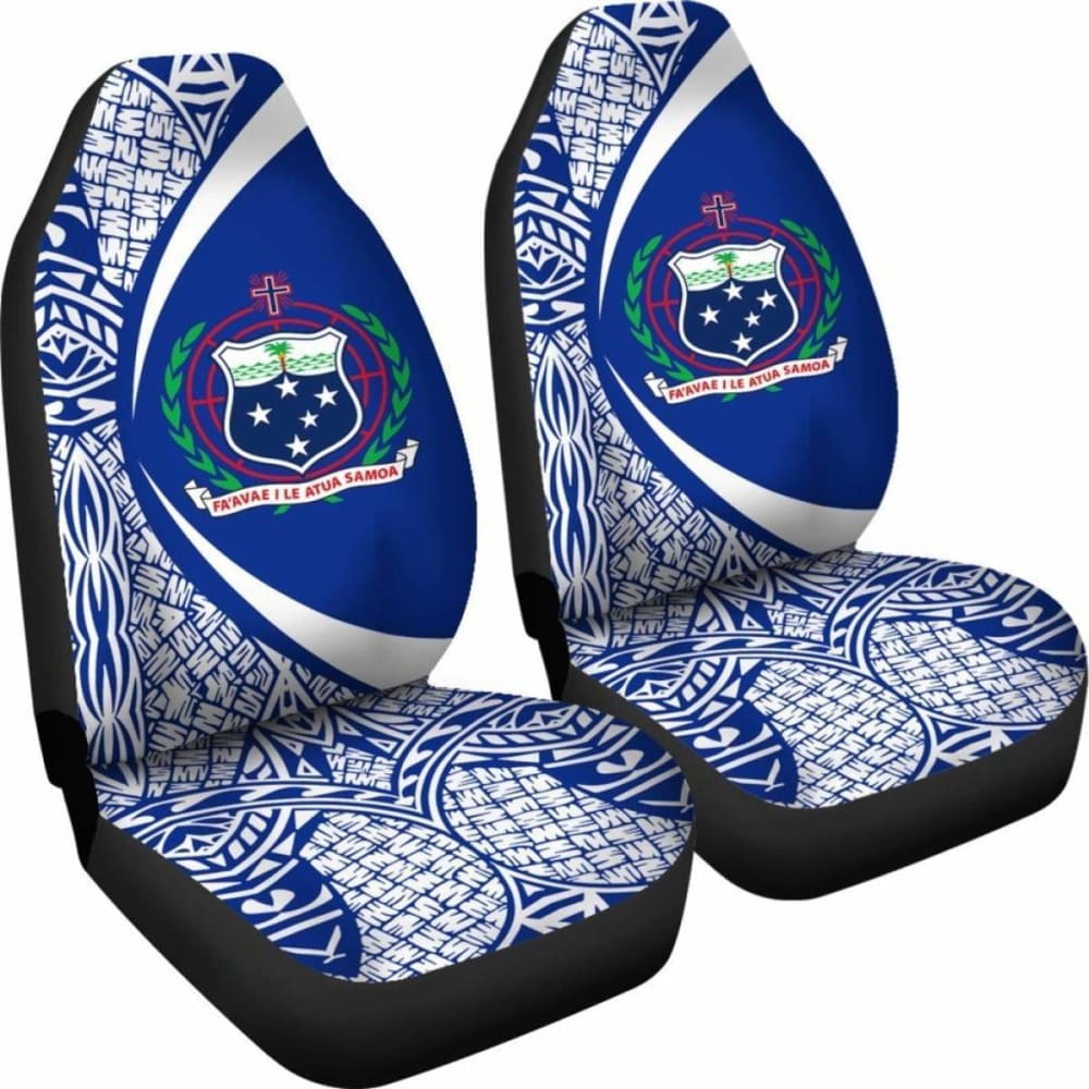 Samoa Polynesian Car Seat Covers Circle Style Amazing