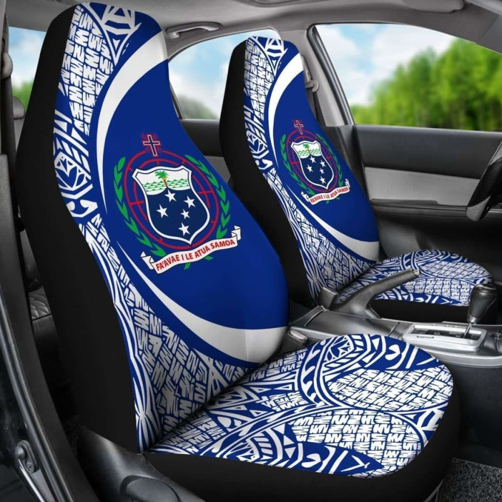 Samoa Polynesian Car Seat Covers Circle Style Amazing
