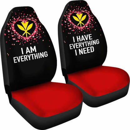 (Hawaiian) Kanaka Maoli Car Seat Covers Couple Valentine Everthing I Need