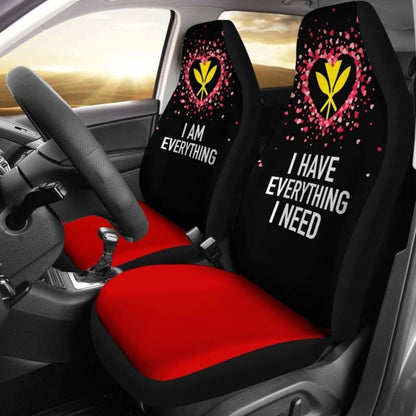 (Hawaiian) Kanaka Maoli Car Seat Covers Couple Valentine Everthing I Need