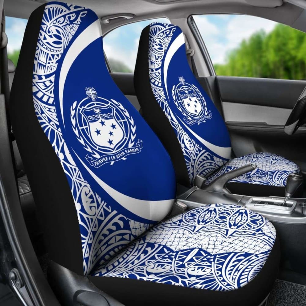 Samoa Polynesian Car Seat Covers Circle Style Amazing
