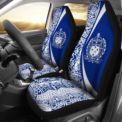 Samoa Polynesian Car Seat Covers Circle Style Amazing